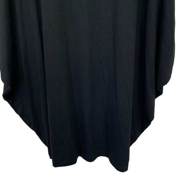 Pure Essence Dress Womens Small Black Asymmetrical Hem Lagenlook Bamboo Stretch - Picture 4 of 8